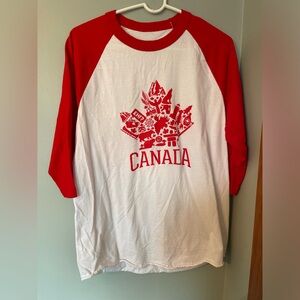 comfy Canada baseball tee